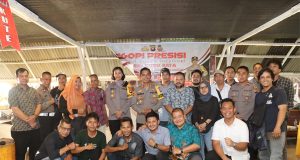 Ngopi Presisi Kapolres Kubu Raya Bersama Awak Media, Sampaikan Curahan Hati Wartawan