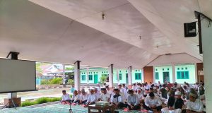 Prajurit Kodim 1305/BT Ikuti Istighatsah Kubra Dalam Rangka Isra’ Mi’raj Nabi Muhammad SAW Tahun 2023