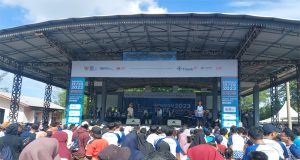 Ribuan Masyarakat Belitung Timur Ikuti Jalan Sehat Bersama BUMN