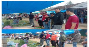 Peratin Sumber Agung yang Diwakili Sekretaris Pekon Tinjau Pasar Pekon Sumber Agung