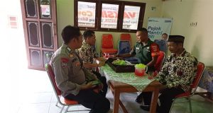 Ciptakan Hubungan Kerja Bersinergi, Babinsa Koramil 07/Bangsri Jalin Komunikasi Sosial