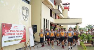Tes Jasmani Berkala Brimob Kalbar, Menjaga Daya Tahan Tubuh Personel