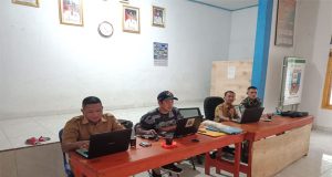 Sertu Muali Santoso Melaksanakan Kegiatan Komsos Bersama Aparatur Pekon