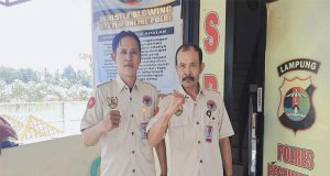 Team Investigasi DPD LPAKN RI PROJAMIN Lampung Resmi Laporkan Irhamsyah Kades Kertasana ke Tipikor Polres Pesawaran