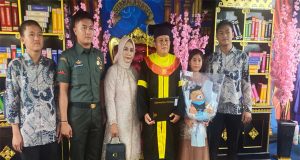 Peratin Negeri Ratu Hazairin Abi, Resmi Menyandang Gelar Sarjana Hukum