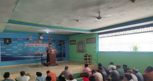 Polres Pesisir Barat Bhabinkamtibmas Menjadi Khotib Shalat Jumat Di Rutan Kelas II B Krui