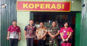 Dinas Koperasi dan UMKM Provinsi Sulut Sambangi Primkop Kartika Santiago 1310 Kodim 1310/Bitung