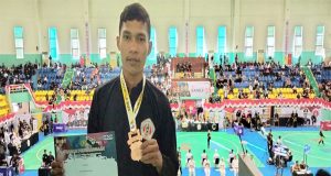 Kejuaraan Pencak Silat Kapolri Cup I-2023 Bripda Moh. Asier raih perunggu