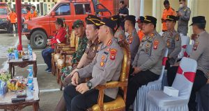 Siap Hadapi Karhutla Polresta Pontianak Gelar Apel Pengecekan Personil dan Peralatan