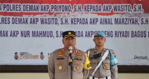 Pimpin Sertijab, Ini Pesan Kapolres Demak