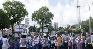 Edukasi Sejak Dini, Polres Ketapang Undang Siswa PAUD Kenalkan Peraturan Berlalu Lintas