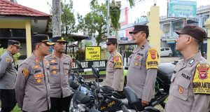 Berikan Pengarahan, Kapolres Ketapang Pimpin Apel Besar Bhabinkamtibmas