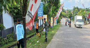 Anggota Koramil 01/Jepara, Giat Kerja Bakti Bersama Warga Binaan