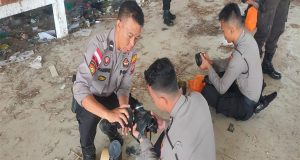 Latihan Penggunaan Gas Air Mata, AKP Edy : Penggunaan Harus Cepat, Tetap, Akurat dan Terukur