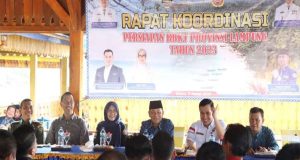 Karang Taruna Pesibar Menggelar Rakor Persiapan BBKT Propinsi Lampung Tahun 2023