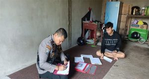 Bhabinkamtibmas Kel. Siantan Hulu Melaksanakan Kegiatan DDS di Wilayah Binaannya