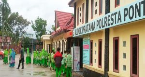 Ingin Mengenal Tugas Polri, Siswa SD Islam Al Mumtast Kunjungi Polresta Pontianak