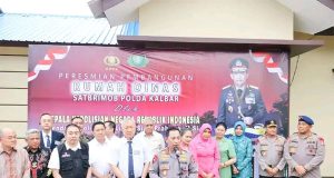 Pangdam XII/Tpr Hadiri Peresmian Pembangunan Rumah Dinas Brimob Polda Kalbar