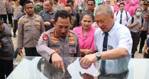 Kapolri Resmikan Secara Langsung Pembangunan 266 Unit Rumah Dinas Sat Brimob Polda Kalbar