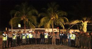 Menjelang Bulan Suci Ramadhan, Polres Pesisir Barat Lakukan Patroli Gabungan Bersama TNI Dan Pol PP Pemkab Pesibar