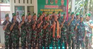 Peresmian Pos Koramil Kecamatan Banyumas Pada Rabu Tanggal 22 Maret 2023