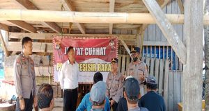 Polres Pesisir Barat Melaksanakan Jumat Curhat