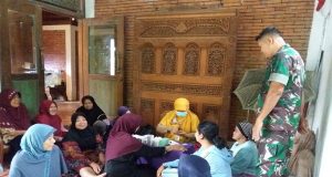 Peltu Iskan Babinsa Koramil 01/Jepara, Giat Pendampingan Posyandu Lansia di Desa Bapangan