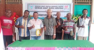Dewan Adat Suku Arui Sai Menolak Hasil Pleno Pemilihan Calon MRP Kabupaten Kepulauan Yapen