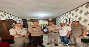 Kapolres Pesisir Barat Menerima Kunjungan Silaturahmi Kepala BPN Pesisir Barat