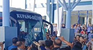 Bus Kupang – Timor Leste Beroperasi