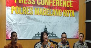 Polres Magelang Kota Adakan Konferensi Pers Kejadian Viral di Bandongan