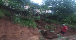 Desa Jembangan Terkena Longsor, Kejadian Itu Diakibatkan Curah Hujan Tinggi