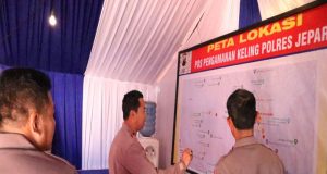 Kepolisian Terus Mematangkan Kesiapan Ops Ketupat Candi 2023 dan Kapolres Jepara Cek Langsung Pos PAM