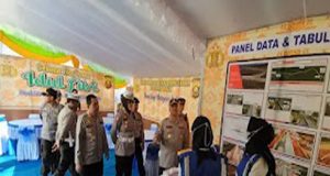 Hari Pertama Operasional, Kapolres Prabumulih AKBP Witdiardi SIk MH, Pantau Langsung Ke Exit Tol Indra Prabu