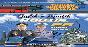 Polresta Banyuwangi Adakan Balik – Mudik Gratis