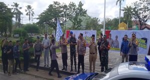 Dandim 1202/Skw Hadiri Pemberangkatan Pulang Mudik Gratis di Pemkot Singkawang