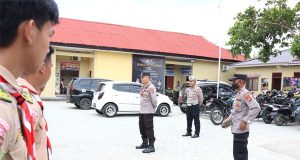 Pembinaan SAKA BHAYANGKARA oleh Sat Binmas Polres Pesisisir Barat