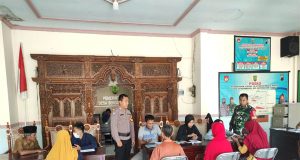 Babinsa dan Bhabinkamtibmas Desa Sengon Bugel Giat Pendampingan (BST)