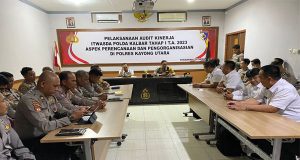 Tim Itwasda Polda Kalbar, lakukan Audit Kinerja Tahap I T.A 2023 di Polres Kayong Utara