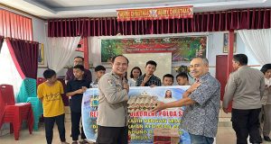 Peringati Hari Paskah 2023, Jemaat Gereja Oikumene Rapuji Tupu Polda Sulteng gelar Baksos