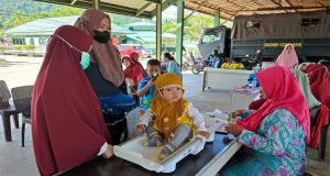 Persit Kodim 1202/Skw Gelar Posyandu untuk ibu hamil dan bayi sehat