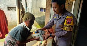 Polsek Kedung Salurkan Bantuan Sosial Dari Polres Jepara di Wilayah Binaan
