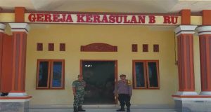 Babinsa Koramil 424-09/Sukoharjo Melaksanakan Pam Paskah