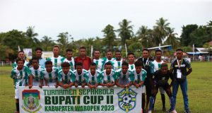 Turnamen Sepak Bola Bupati Cup II Waropen, Tim SMK FC Vs Embun Imani FC (Supiori)
