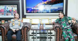 Pangdam XII/Tpr Terima Kunjungan Silaturahmi Kapolda Kalbar