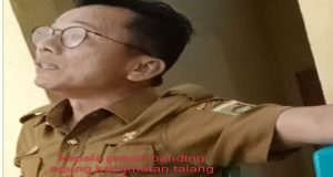 Kepala Pekon (Kades) Banding Agung Kecamatan Talang Padang Kabupaten Tanggamus Diduga Melecehkan Wartawan