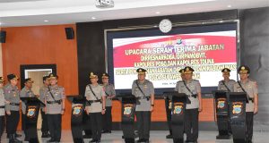 Awali tugas, Kapolda Sulteng pimpin sertijab 4 PJU dan 2 Kapolres