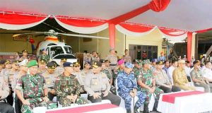 Kapendam XII/Tpr Hadiri Apel Gelar Pasukan Operasi Ketupat Kapuas 2023