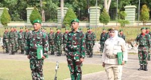 Polres Gunungkidul Gelar Pasukan Operasi Ketupat Progo Tahun 2023 di Alun – alun Pemda Gunungkidul