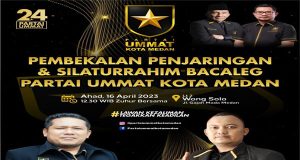 Persada SP Buka Pembekalan Bacaleg Partai Ummat Kota Medan